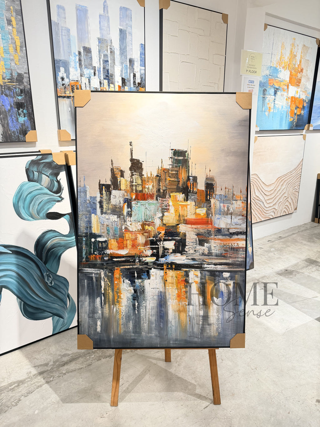 Falling Lights - Canvas Wall Art