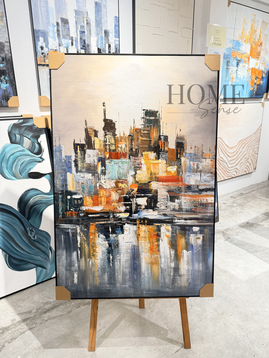 Falling Lights - Canvas Wall Art