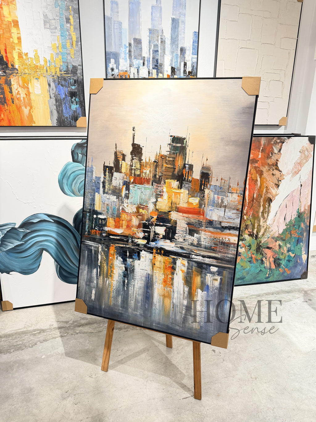 Falling Lights - Canvas Wall Art