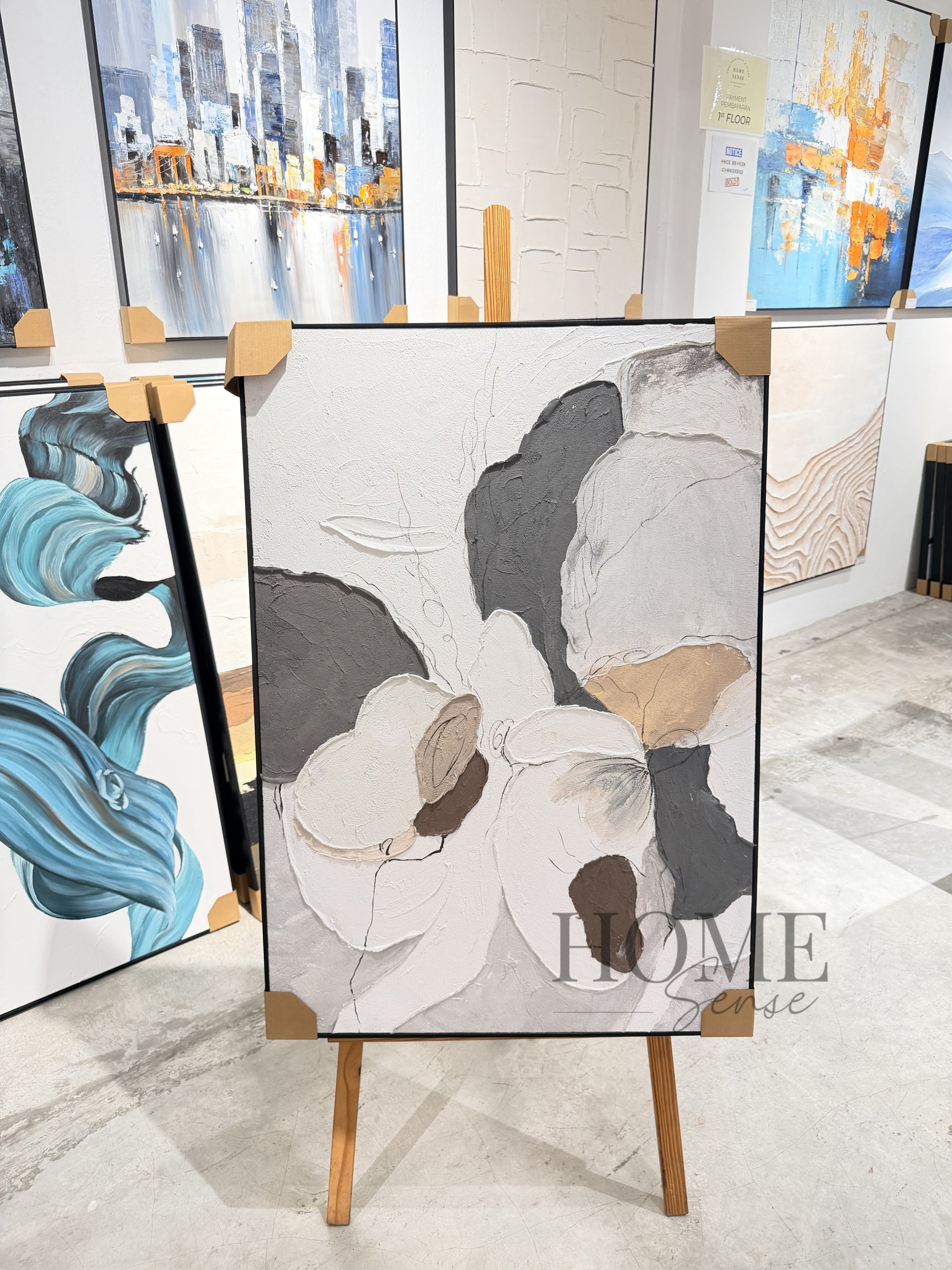 Soft Earth Blossom - Canvas Wall Art