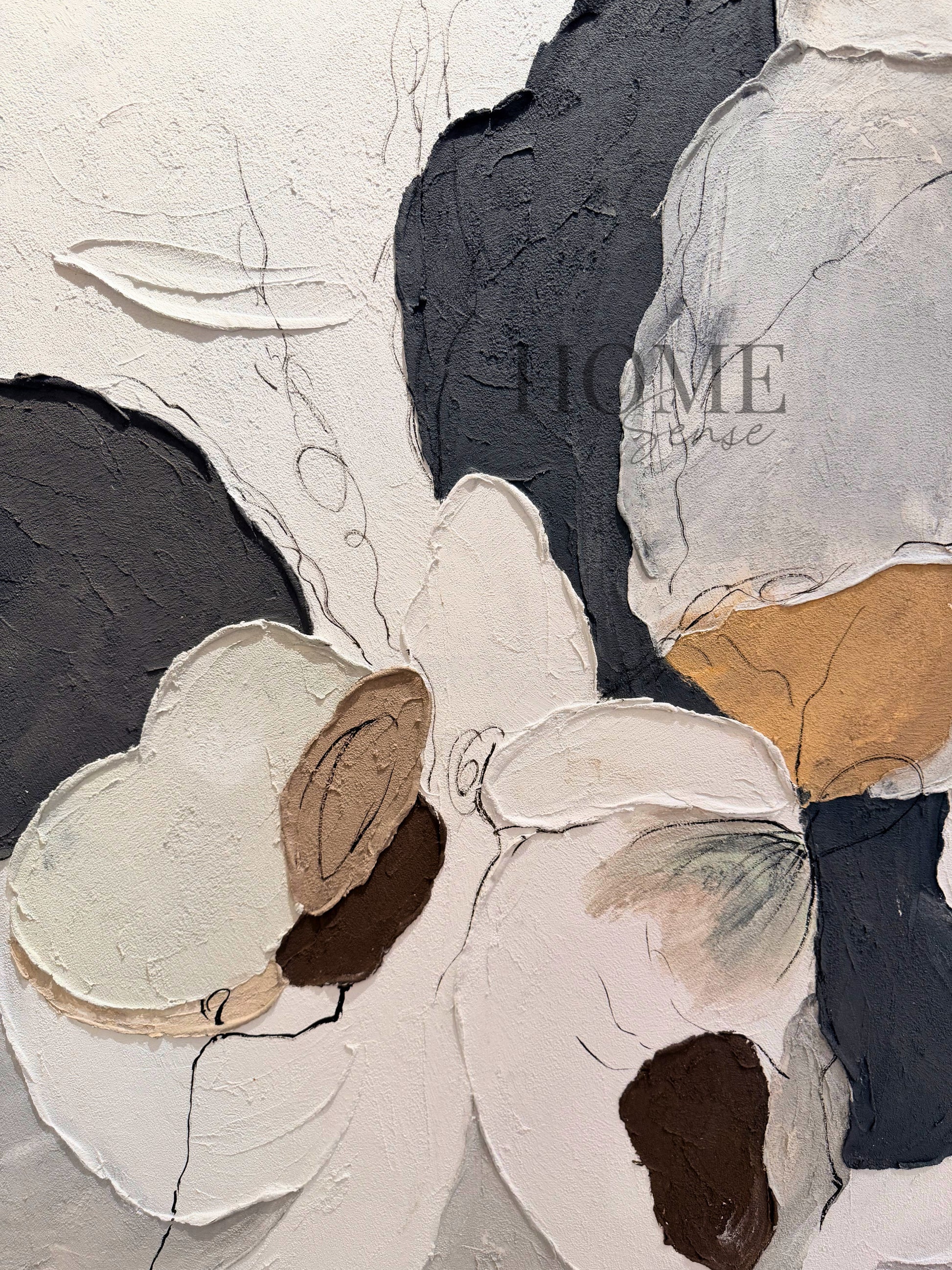 Soft Earth Blossom - Canvas Wall Art
