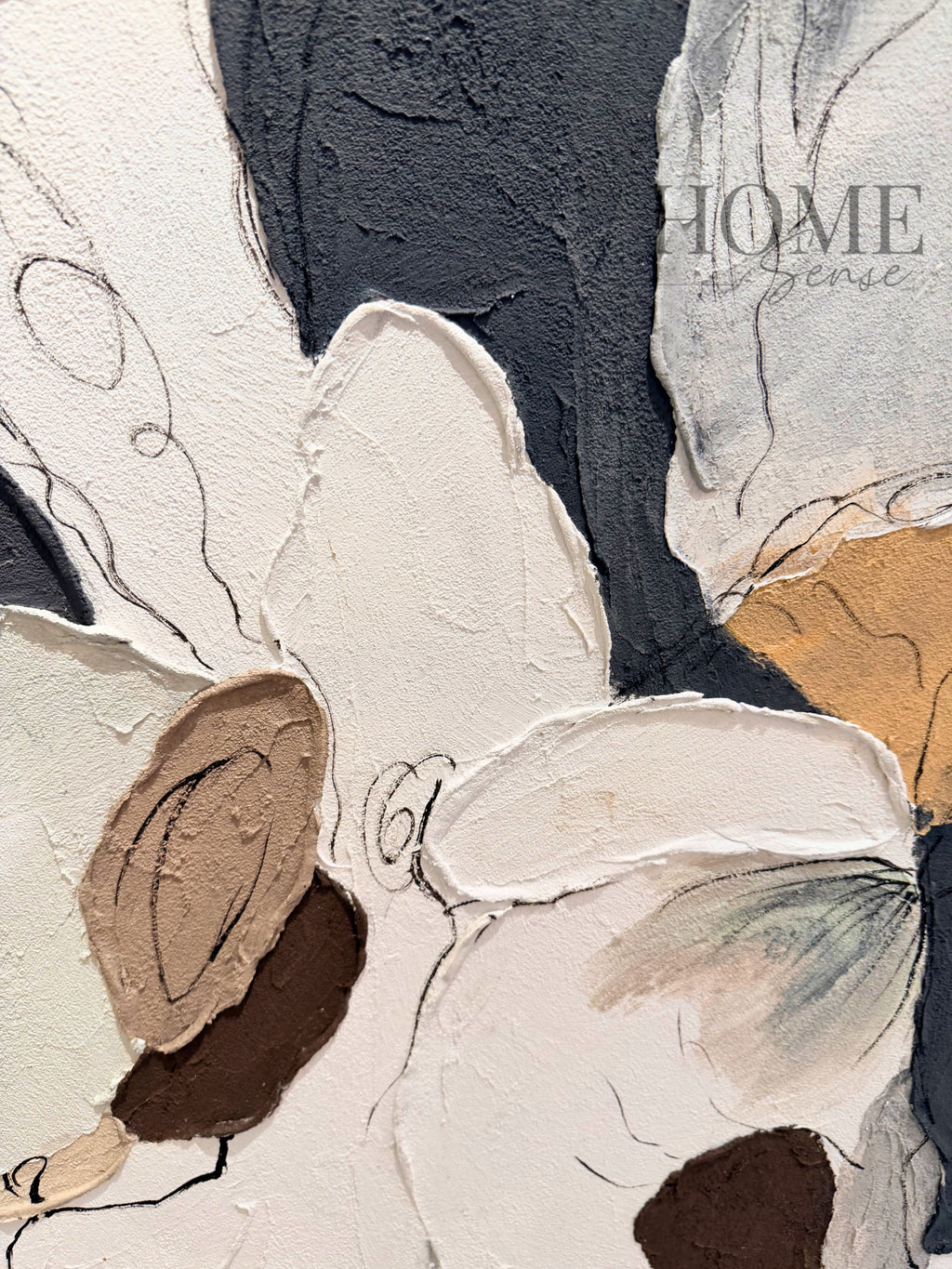 Soft Earth Blossom - Canvas Wall Art