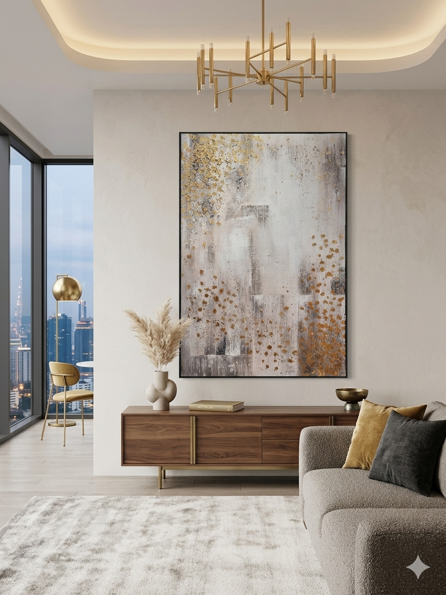 Golden Veil - Canvas Wall Art