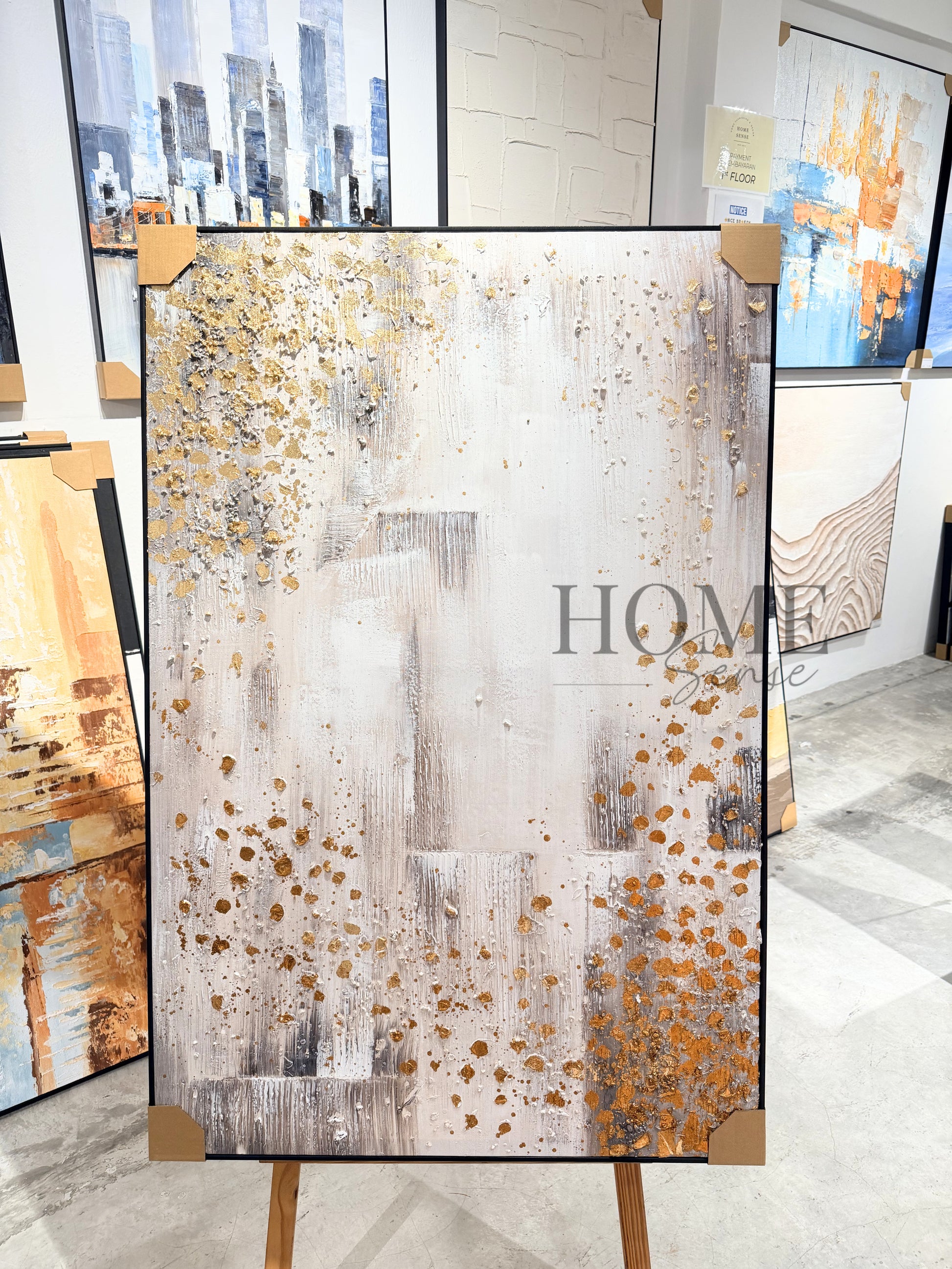Golden Veil - Canvas Wall Art