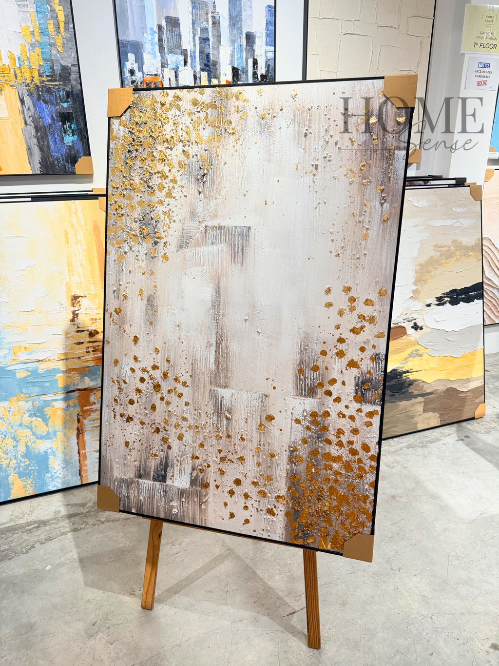 Golden Veil - Canvas Wall Art