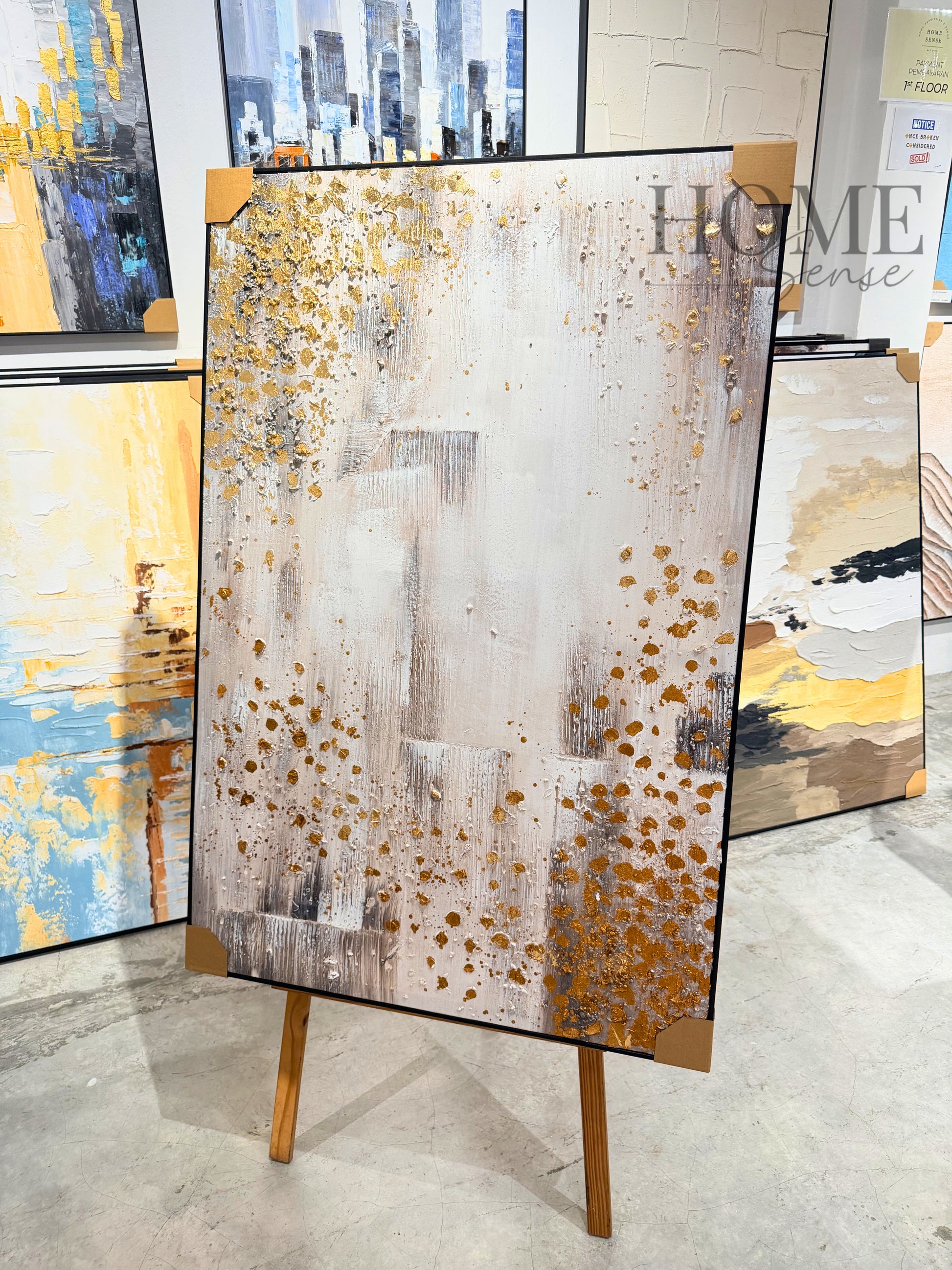 Golden Veil - Canvas Wall Art