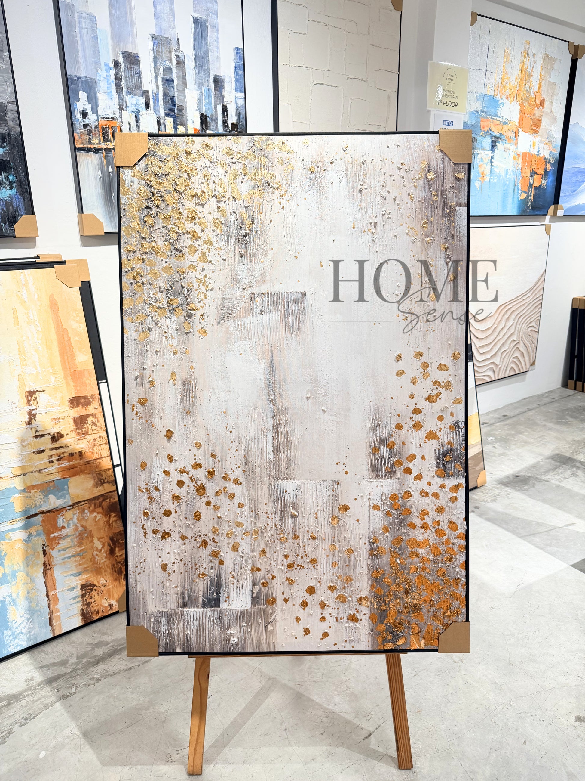 Golden Veil - Canvas Wall Art