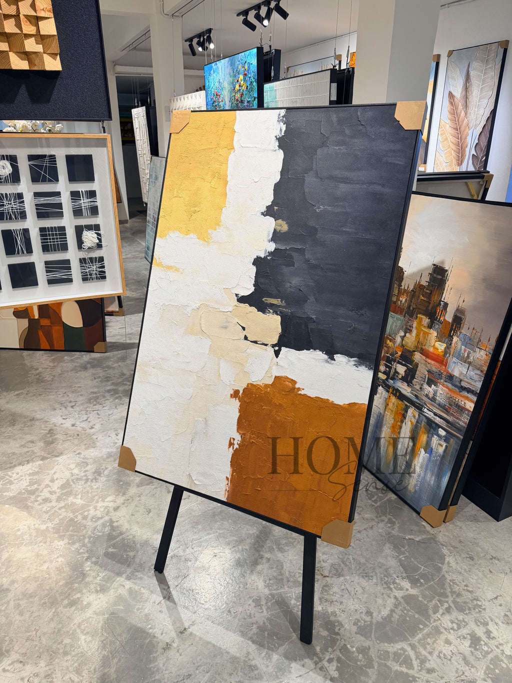 Ochre & Ash - Canvas Wall Art