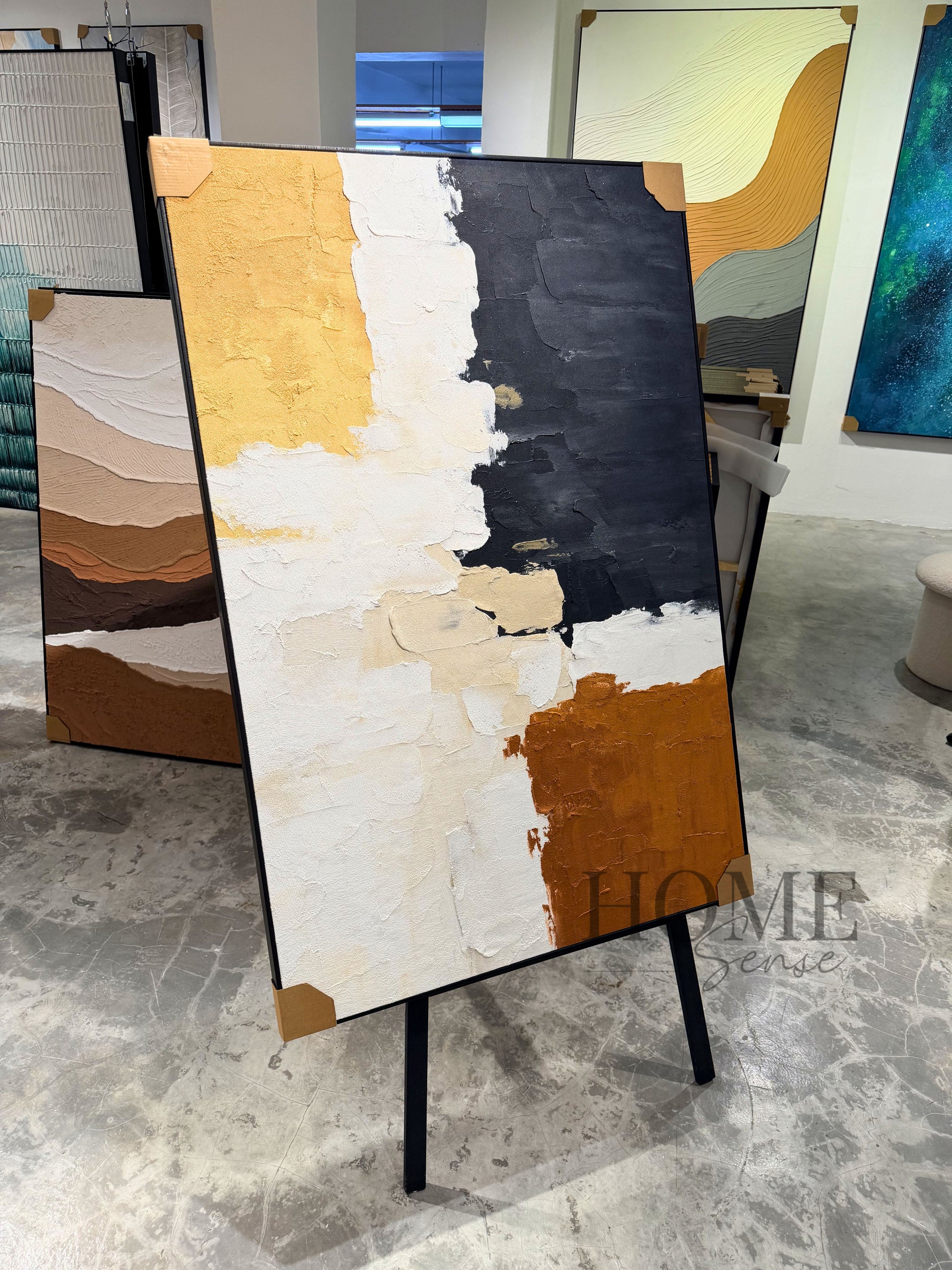 Ochre & Ash - Canvas Wall Art