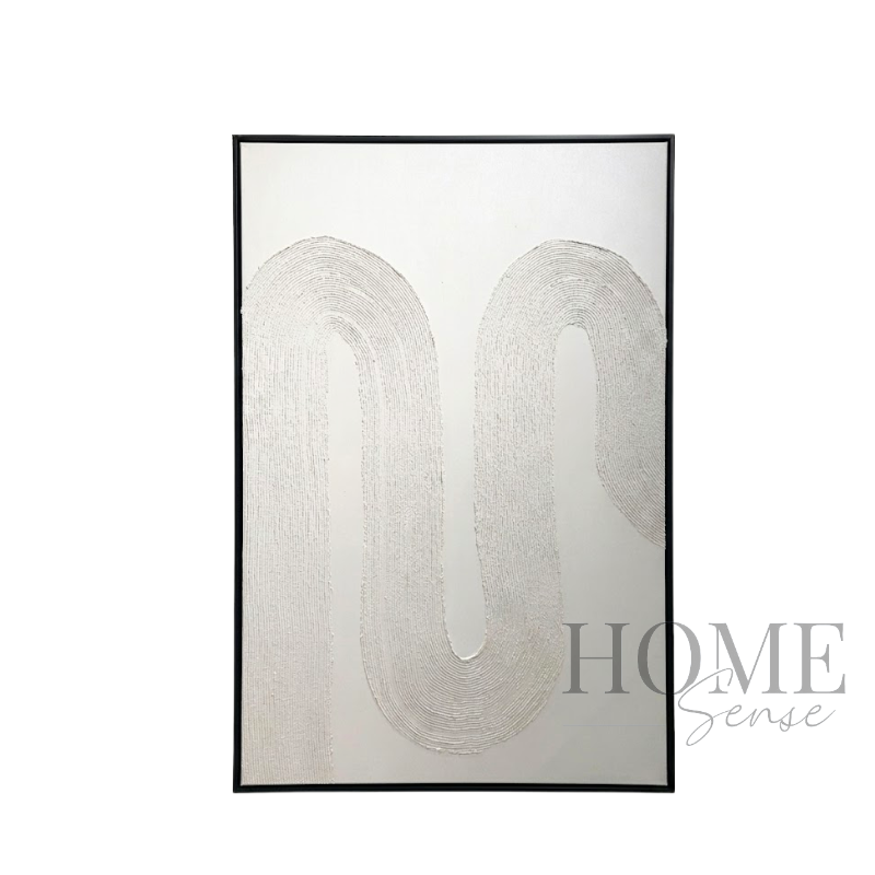Ivory Flow - Canvas Wall Art