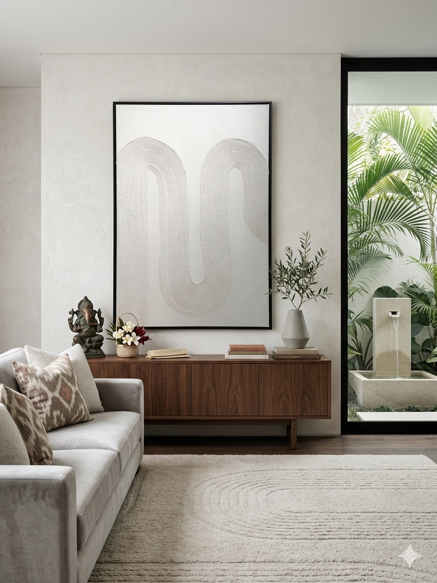 Ivory Flow - Canvas Wall Art