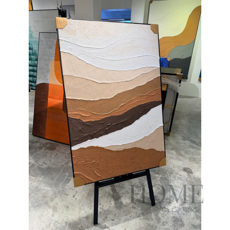 Modern Neutral Texture - Canvas Wall Art
