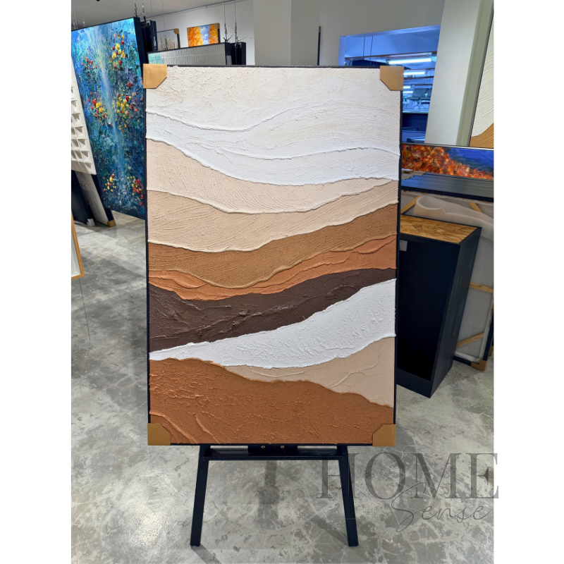 Modern Neutral Texture - Canvas Wall Art