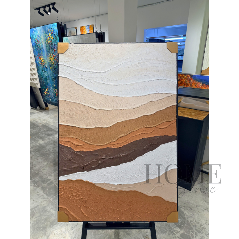 Modern Neutral Texture - Canvas Wall Art
