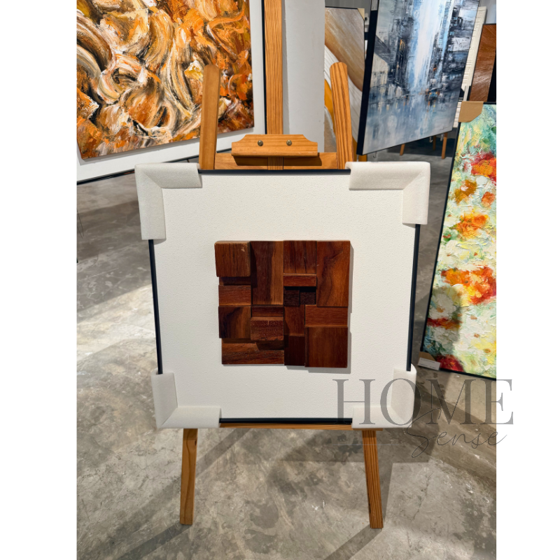 3D Wooden Block Wall Art