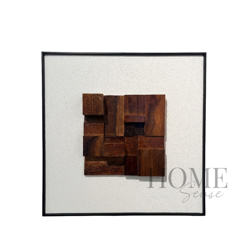 3D Wooden Block Wall Art