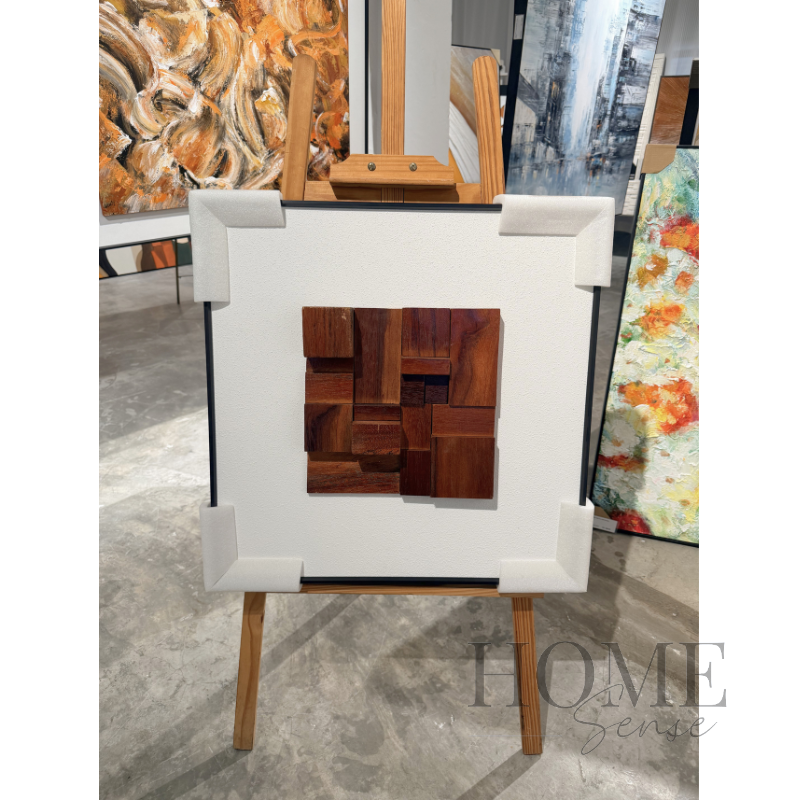 3D Wooden Block Wall Art