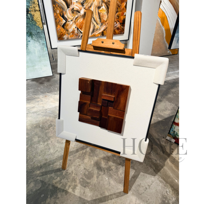 3D Wooden Block Wall Art