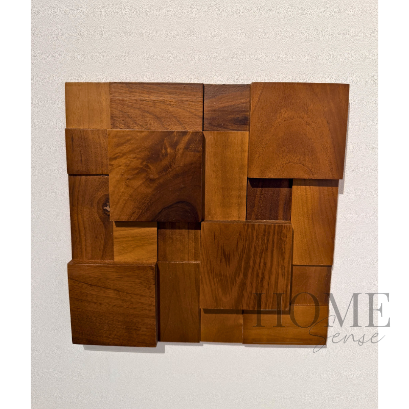 3D Wooden Block Wall Art