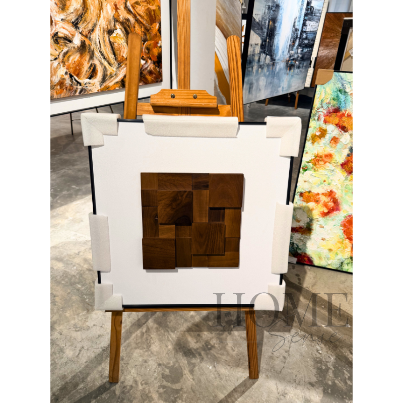 3D Wooden Block Wall Art