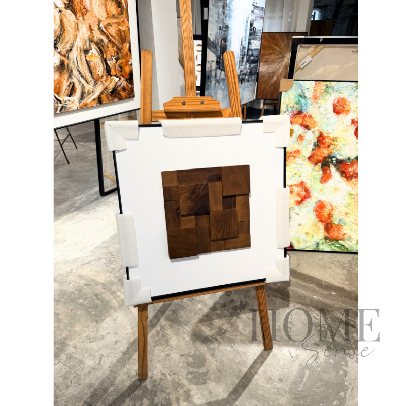 3D Wooden Block Wall Art