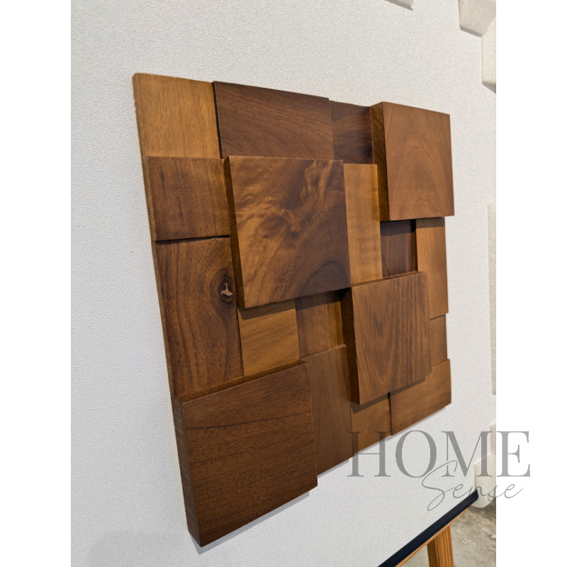 3D Wooden Block Wall Art