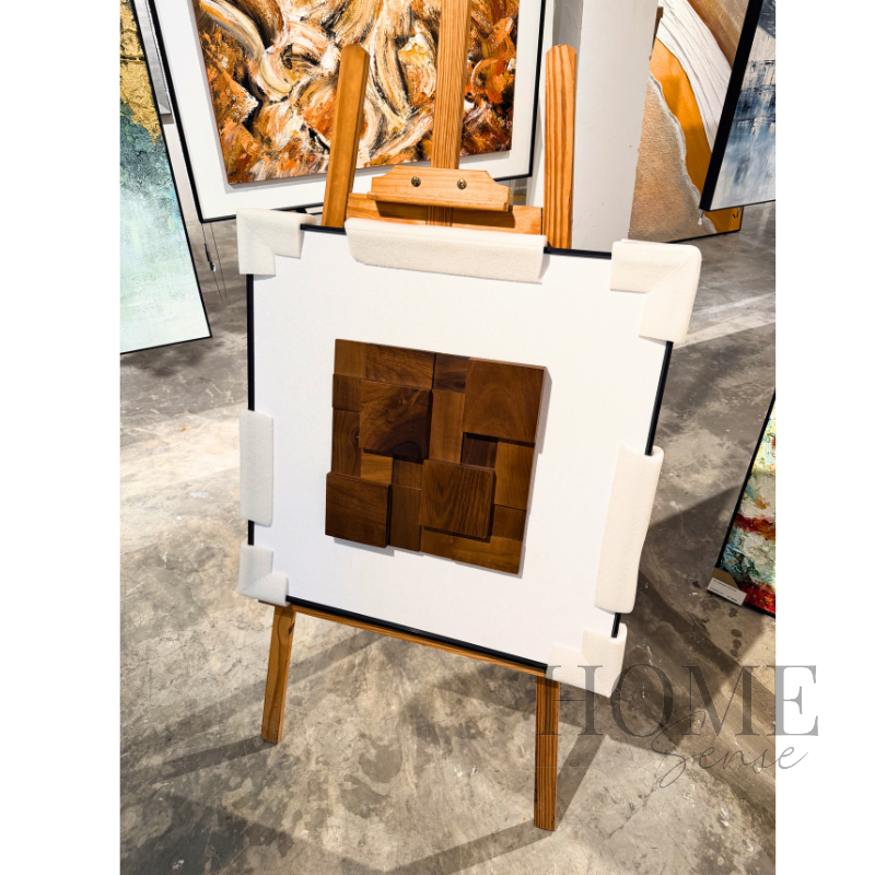 3D Wooden Block Wall Art