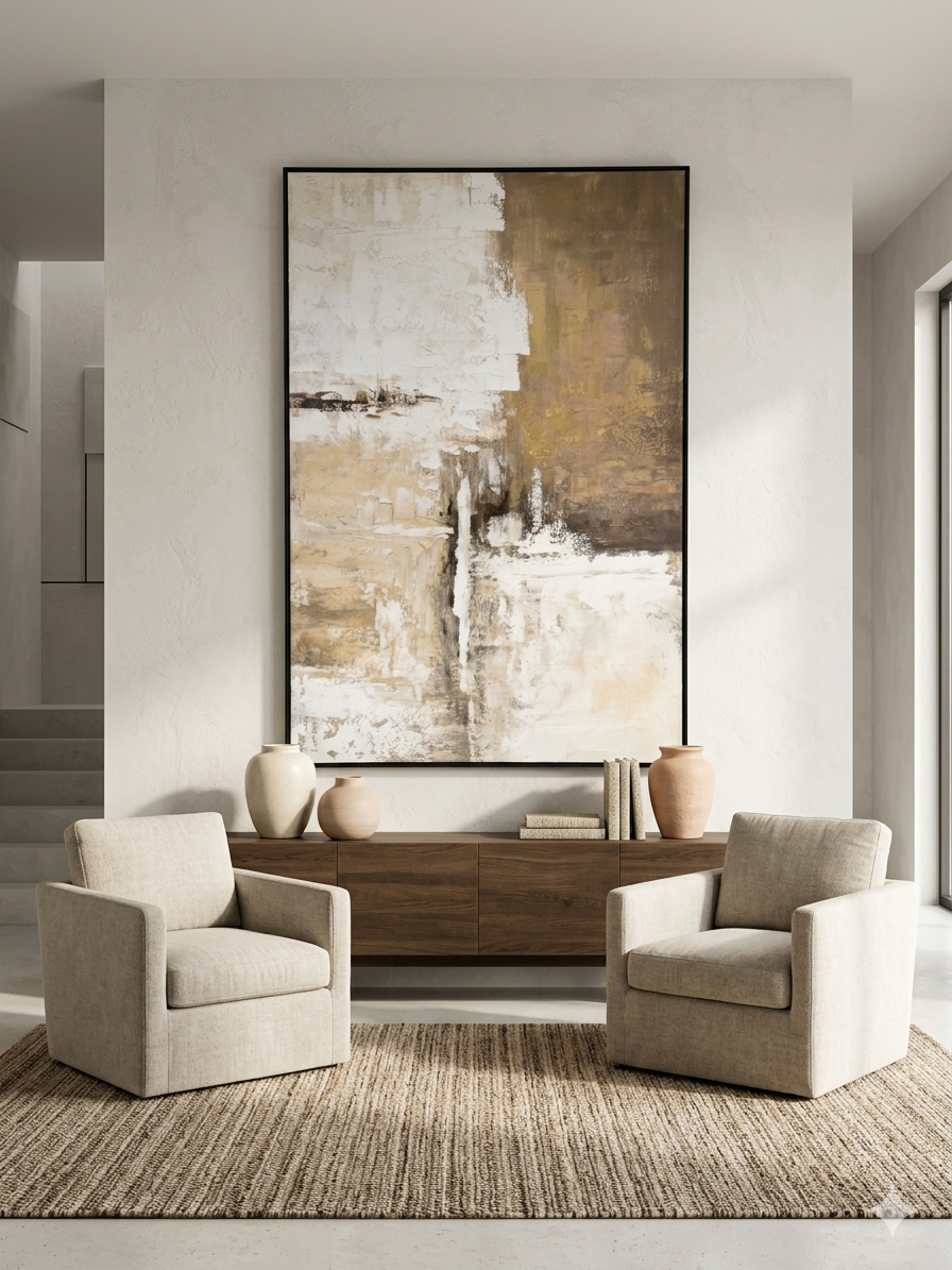 Brown Horizon - Canvas Wall Art