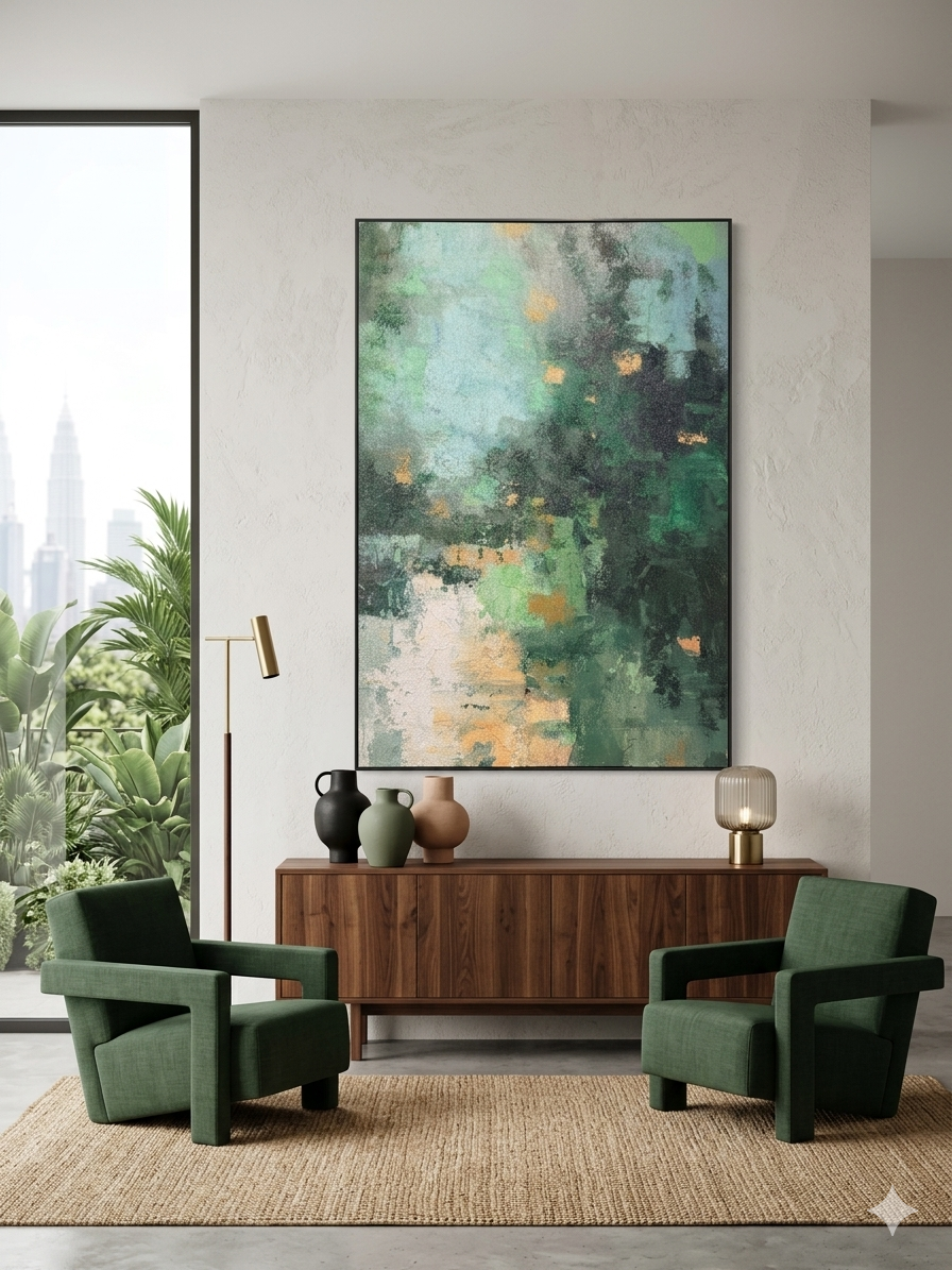 Morning in Green - Canvas Wall Art