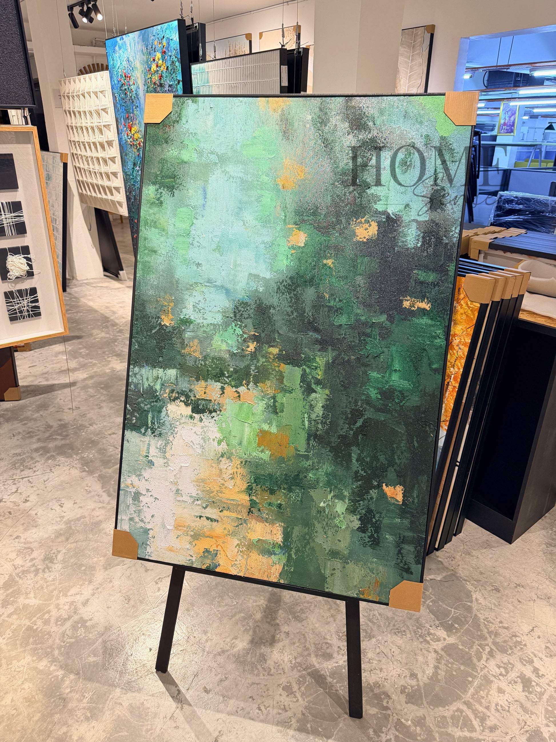Morning in Green - Canvas Wall Art