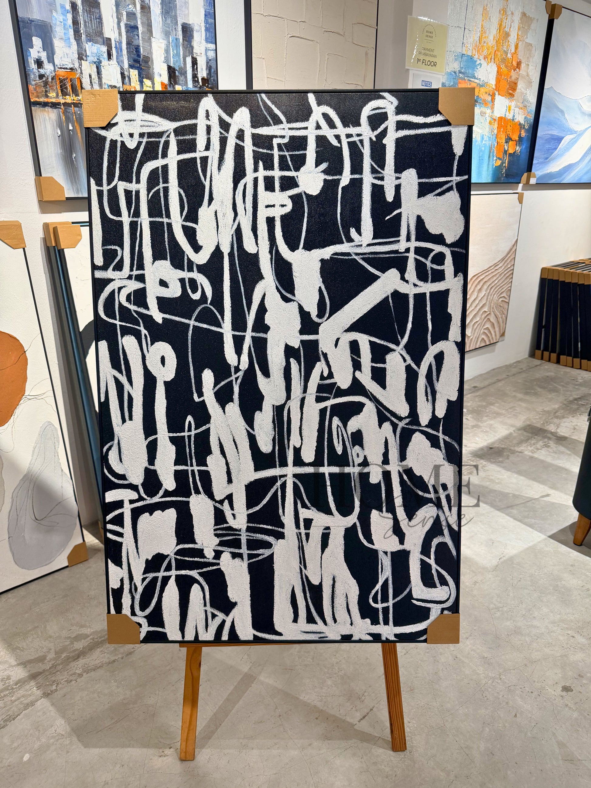 Graffiti of Thought - Canvas Wall Art