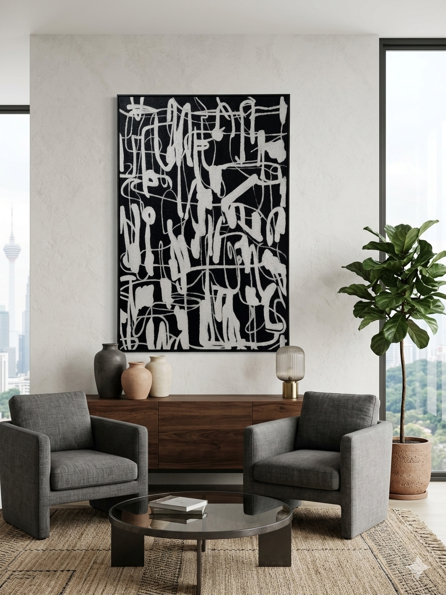 Graffiti of Thought - Canvas Wall Art