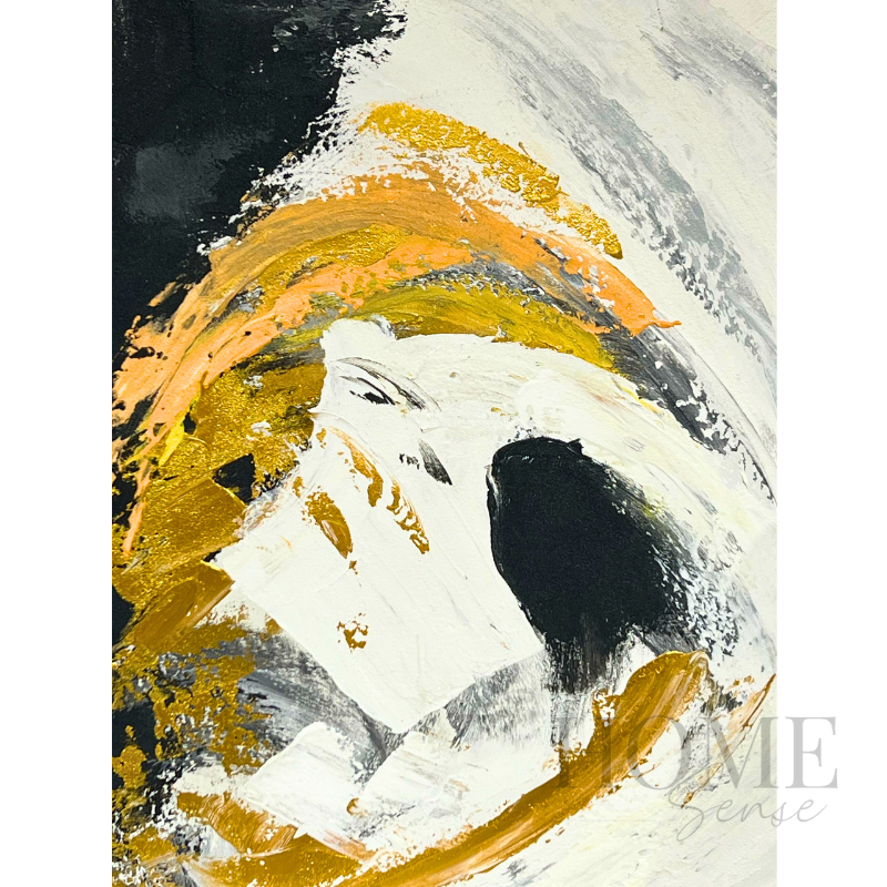 Arc of Radiance – Textured Abstract Acrylic Wall Art