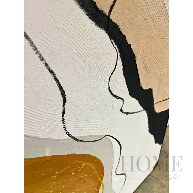 Natural Alignment – Textured Abstract Acrylic Wall Art