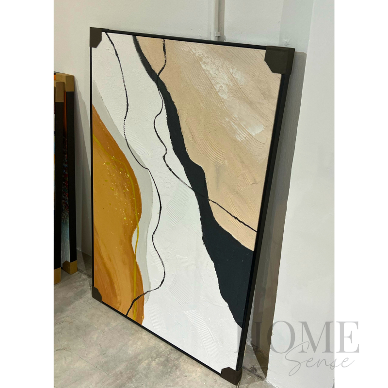Natural Alignment – Textured Abstract Acrylic Wall Art