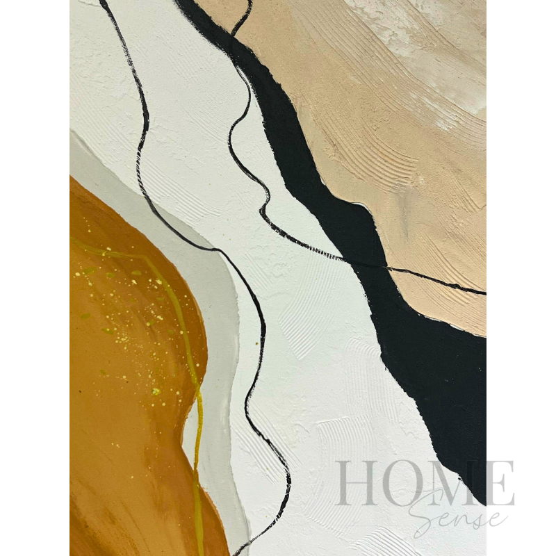 Natural Alignment – Textured Abstract Acrylic Wall Art