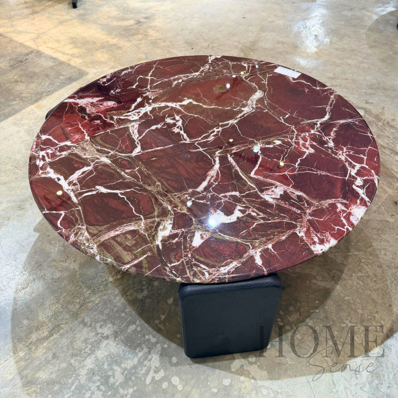 Red Canyon Marble Coffee Table