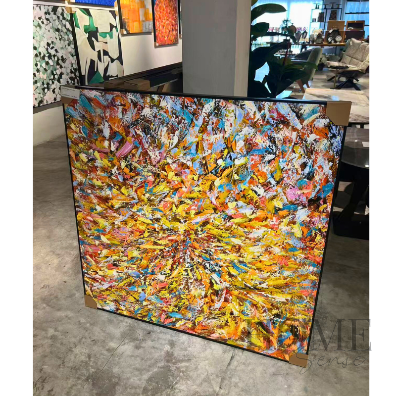 Joy in Motion – Colourful Abstract Canvas Wall Art