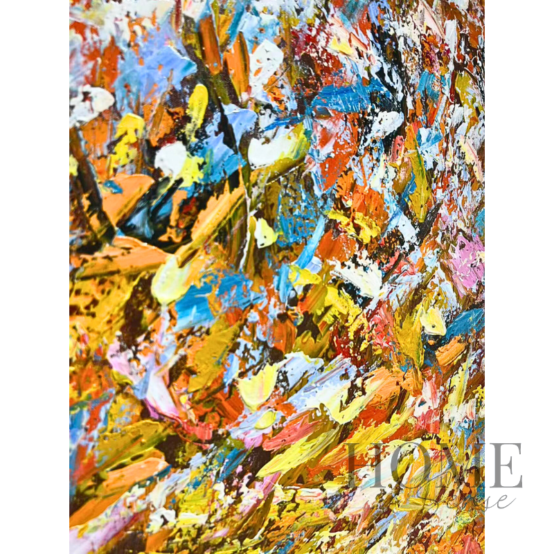 Joy in Motion – Colourful Abstract Canvas Wall Art