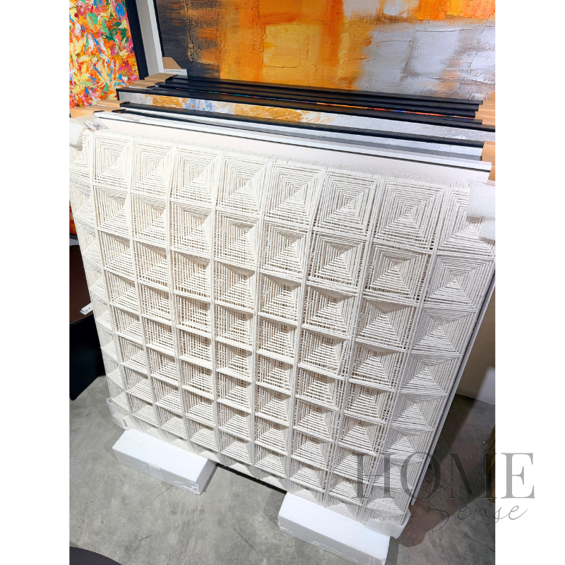 Modern Geometric Wall Art, Thread Wall Art