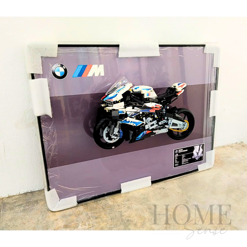 BMW Motorcycle Toy Wall Art