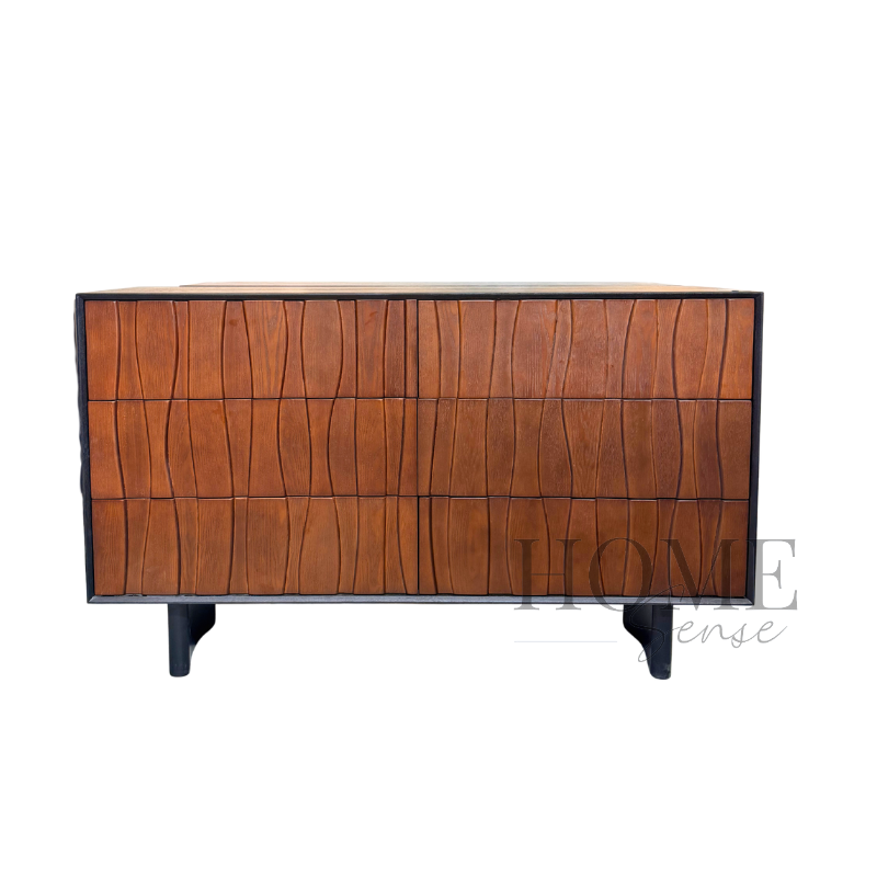 Nordic Halo Solid Wood Chest Of Drawer