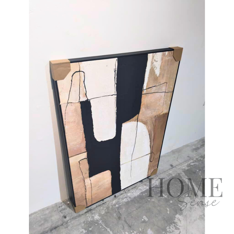 Abstract Alignment – Modern Minimalist Abstract Canvas Wall Art