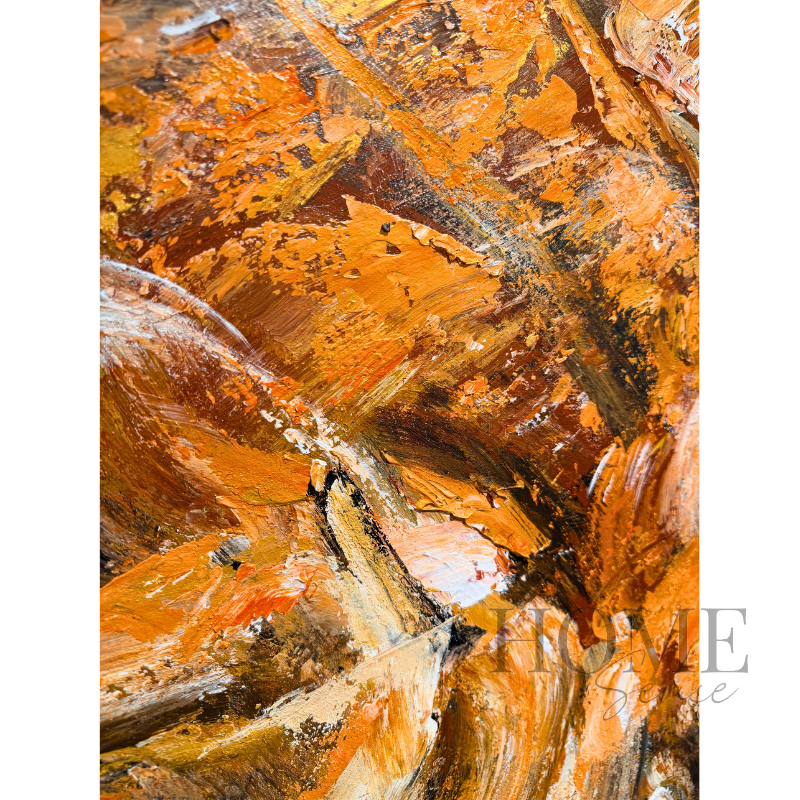Wild Ochre Dance - Canvas, Wall Art