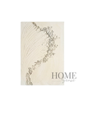 The Memory of Wind neutral textured canvas wall art with Black PP Frame