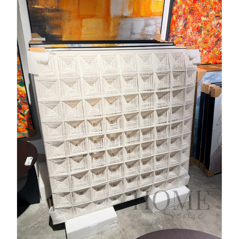 Modern Geometric Wall Art, Thread Wall Art