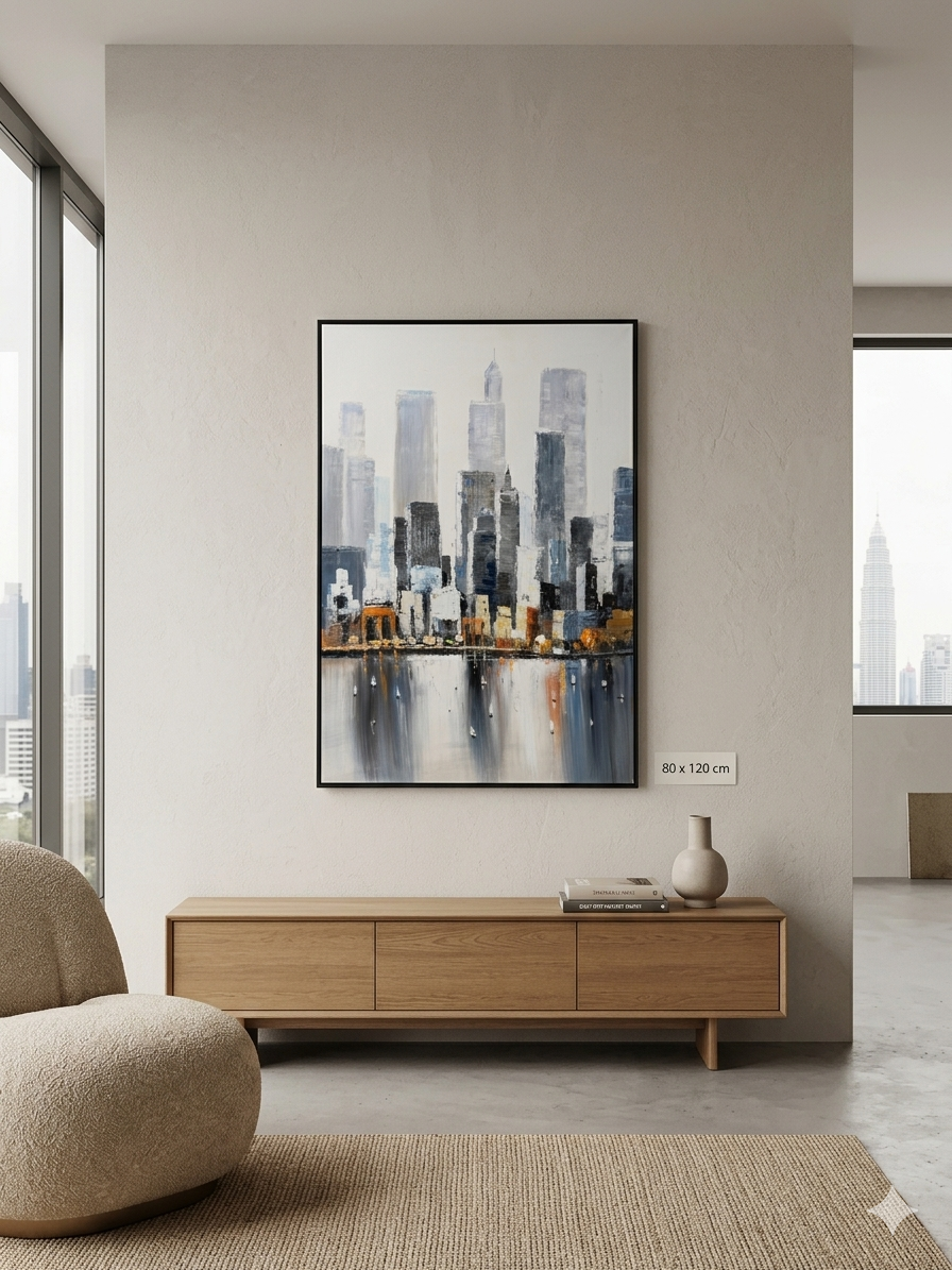 City in a Dreamlight - Canvas, Wall Art