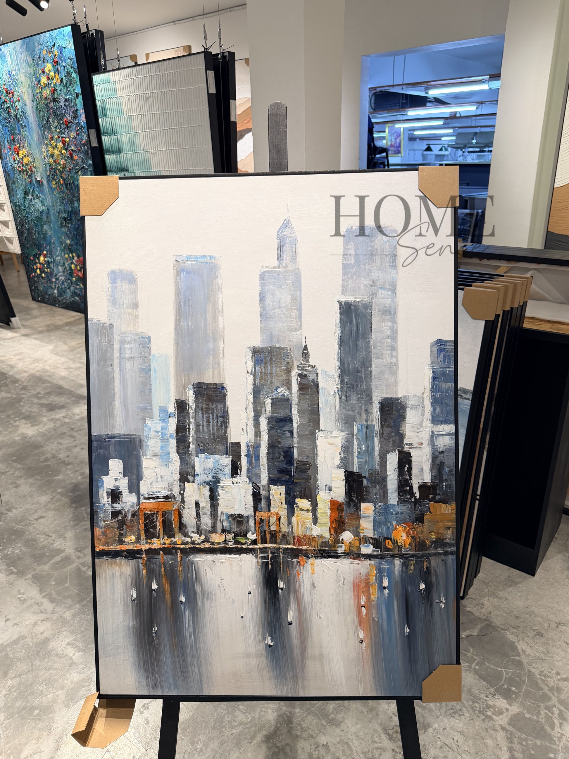City in a Dreamlight - Canvas, Wall Art