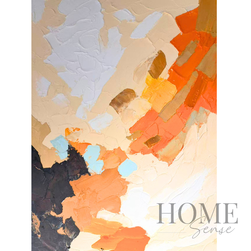 A New Horizon – 3D Textured Abstract Canvas Wall Art