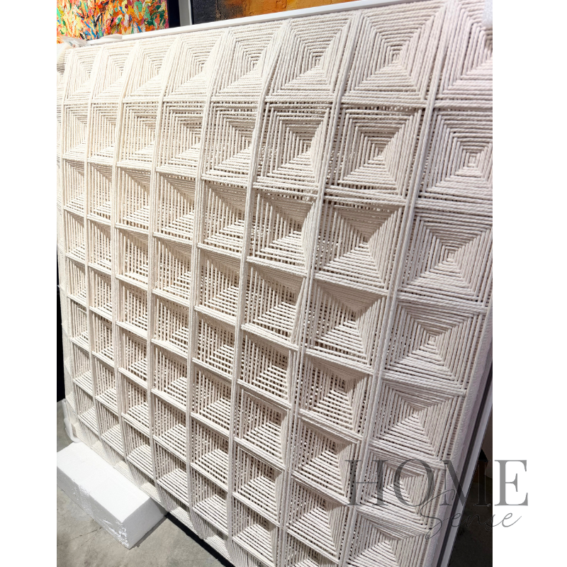 Modern Geometric Wall Art, Thread Wall Art